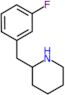 2-[(3-fluorophenyl)methyl]piperidine