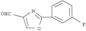 4-Oxazolecarboxaldehyde,2-(3-fluorophenyl)-