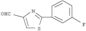4-Thiazolecarboxaldehyde,2-(3-fluorophenyl)-