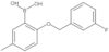 B-[2-[(3-Fluorophenyl)methoxy]-5-methylphenyl]boronic acid