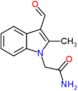 2-(3-formyl-2-methyl-1H-indol-1-yl)acetamide
