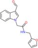 2-(3-formyl-1H-indol-1-yl)-N-(furan-2-ylmethyl)acetamide