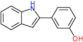 3-(1H-indol-2-yl)phenol