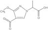 3-Methoxy-α-methyl-4-nitro-1H-pyrazole-1-acetic acid