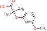 2-(3-methoxyphenoxy)-2-methylpropanoic acid