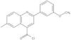 2-(3-Methoxyphenyl)-6-methyl-4-quinolinecarbonyl chloride