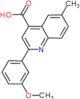 2-(3-methoxyphenyl)-6-methylquinoline-4-carboxylic acid