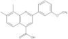 2-(3-Methoxyphenyl)-7,8-dimethyl-4-quinolinecarboxylic acid