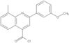 2-(3-Methoxyphenyl)-8-methyl-4-quinolinecarbonyl chloride