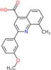 2-(3-methoxyphenyl)-8-methylquinoline-4-carboxylic acid