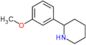 2-(3-Methoxyphenyl)piperidine