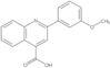 2-(3-Methoxyphenyl)-4-quinolinecarboxylic acid