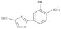 4-Oxazolecarboxaldehyde,2-(3-methyl-4-nitrophenyl)-