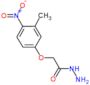 2-(3-methyl-4-nitrophenoxy)acetohydrazide