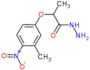 2-(3-methyl-4-nitrophenoxy)propanehydrazide