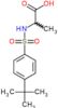 N-[[4-(1,1-Dimethylethyl)phenyl]sulfonyl]-L-alanine