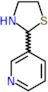 3-(1,3-thiazolidin-2-yl)pyridine