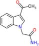 2-(3-acetyl-1H-indol-1-yl)acetamide