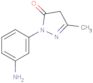 2-(3-aminophenyl)-2,4-dihydro-5-methyl-3H-pyrazol-3-one