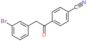 4-[2-(3-bromophenyl)acetyl]benzonitrile