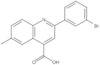 2-(3-Bromophenyl)-6-methyl-4-quinolinecarboxylic acid