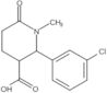 2-(3-Chlorophenyl)-1-methyl-6-oxo-3-piperidinecarboxylic acid
