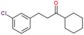 3-(3-chlorophenyl)-1-cyclohexyl-propan-1-one