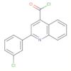 4-Quinolinecarbonyl chloride, 2-(3-chlorophenyl)-