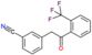 3-[2-oxo-2-[2-(trifluoromethyl)phenyl]ethyl]benzonitrile