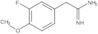 3-Fluoro-4-methoxybenzeneethanimidamide