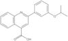 2-[3-(1-Methylethoxy)phenyl]-4-quinolinecarboxylic acid