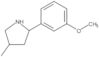 2-(3-Methoxyphenyl)-4-methylpyrrolidine