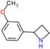 2-(3-methoxyphenyl)azetidine