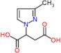 2-(3-methylpyrazol-1-yl)butanedioic acid