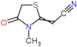 (3-methyl-4-oxo-1,3-thiazolidin-2-ylidene)acetonitrile