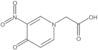 3-Nitro-4-oxo-1(4H)-pyridineacetic acid