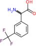 (2S)-amino[3-(trifluoromethyl)phenyl]ethanoic acid