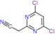 (4,6-dichloropyrimidin-2-yl)acetonitrile