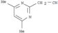 2-Pyrimidineacetonitrile,4,6-dimethyl-