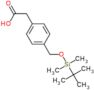 [4-({[tert-butyl(dimethyl)silyl]oxy}methyl)phenyl]acetic acid