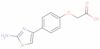 2-[4-(2-amino-1,3-thiazol-4-yl)phenoxy]acetic acid