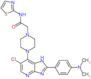 2-(4-{6-chloro-2-[4-(dimethylamino)phenyl]-1H-imidazo[4,5-b]pyridin-7-yl}piperazin-1-yl)-N-1,3-thiazol-2-ylacetamide