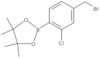 2-[4-(Bromomethyl)-2-chlorophenyl]-4,4,5,5-tetramethyl-1,3,2-dioxaborolane
