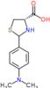 (4S)-2-(4-dimethylaminophenyl)thiazolidine-4-carboxylic acid