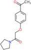 2-(4-acetylphenoxy)-1-(pyrrolidin-1-yl)ethanone