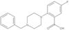 5-Fluoro-2-[4-(phenylmethyl)-1-piperazinyl]benzoic acid
