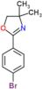 2-(4-Bromophenyl)-4,4-dimethyl-4,5-dihydrooxazole