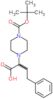 4-[(1,1-Dimethylethoxy)carbonyl]-α-(2-phenylethyl)-1-piperazineacetic acid