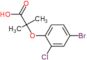 2-(4-bromo-2-chlorophenoxy)-2-methylpropanoic acid