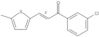 (2E)-1-(3-Chlorophenyl)-3-(5-methyl-2-thienyl)-2-propen-1-one